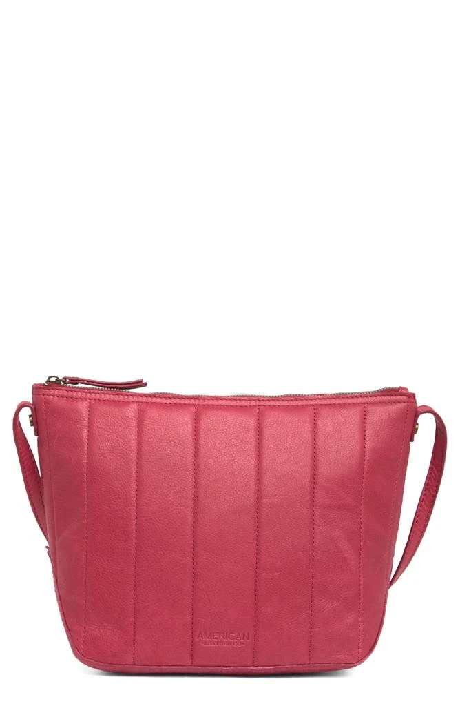 商品AMERICAN LEATHER CO.|Dayton Quilted Leather Crossbody Bag,价格¥490,第1张图片