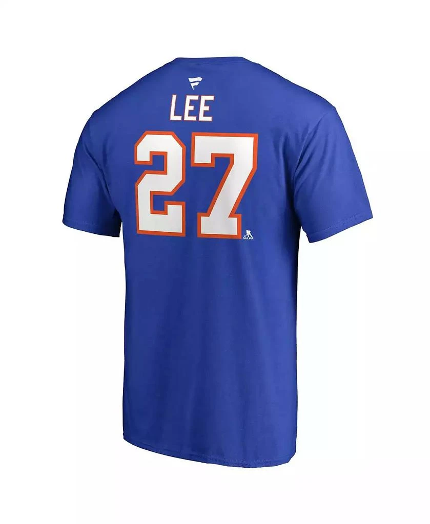 商品Fanatics|Men's Anders Lee Royal New York Islanders Name and Number T-shirt,价格¥301,第3张图片详细描述