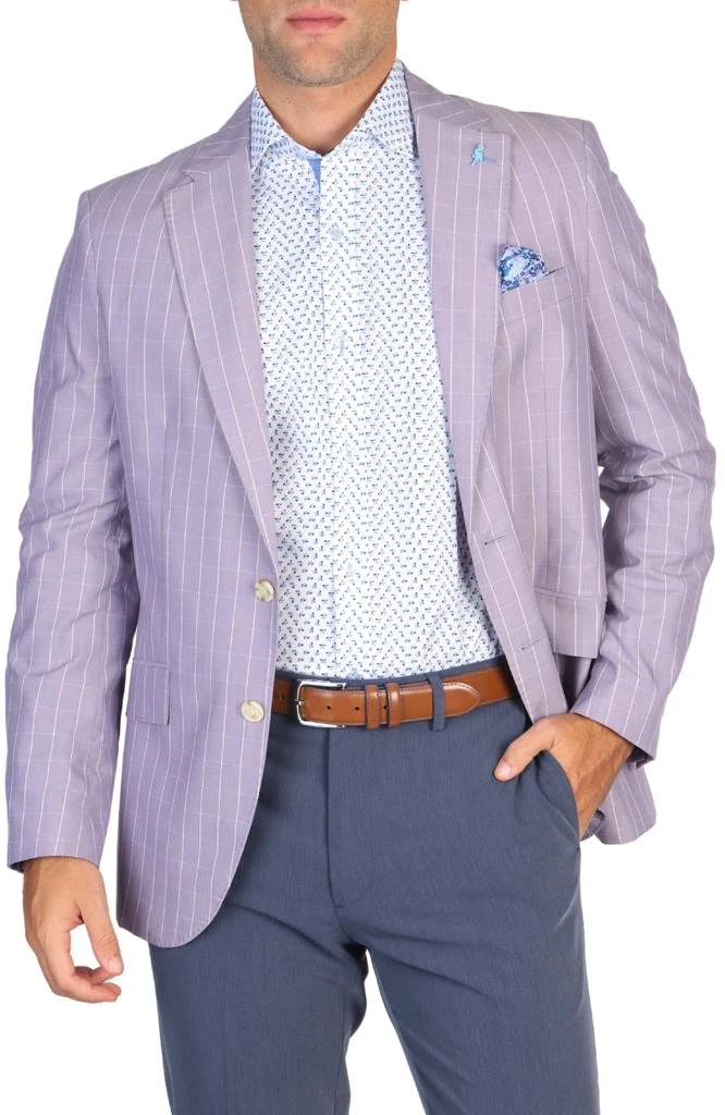 商品TailorByrd|Lilac Mini Windowpane Sport Coat,价格¥804,第1张图片