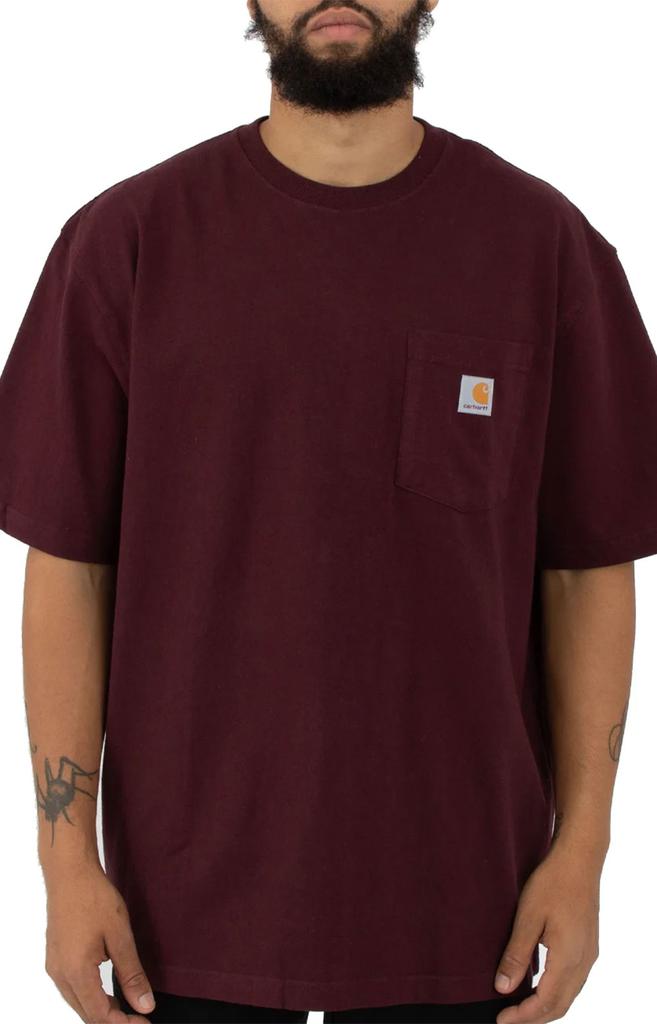 (K87) Workwear Pocket T-Shirt - Port商品第1张图片规格展示