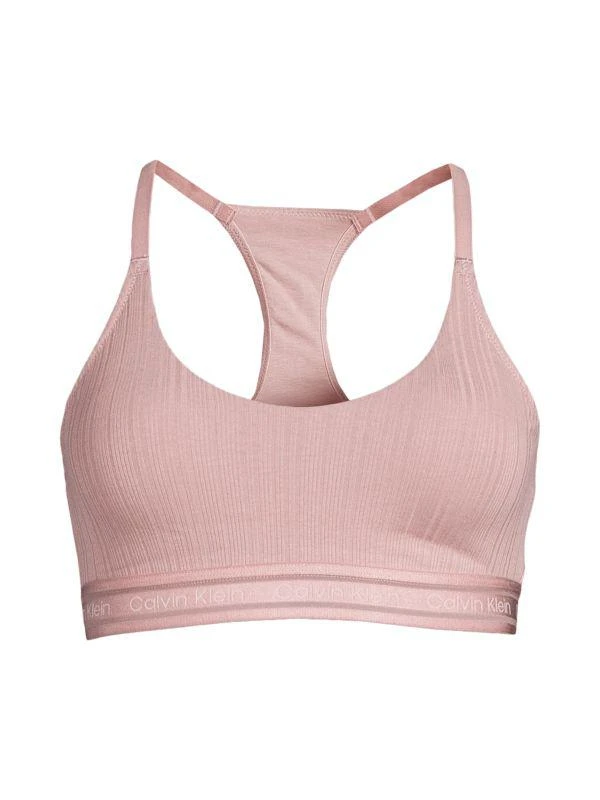 商品Calvin Klein|Logo Racerback Bra,价格¥104,第3张图片详细描述