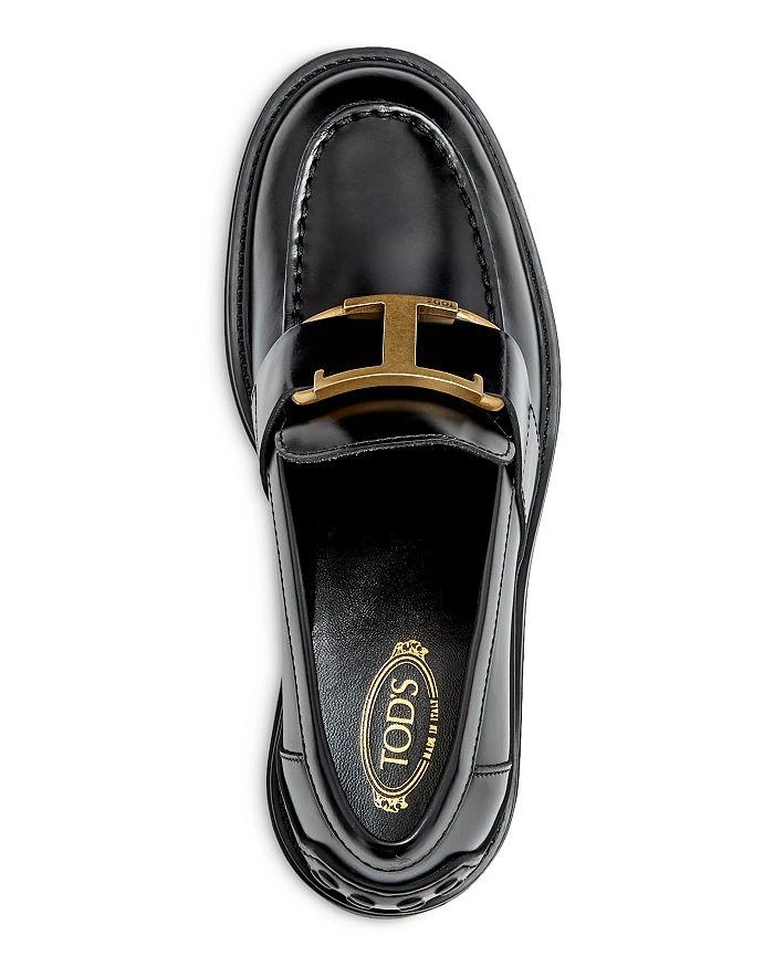 商品Tod's|Women's Buckle Block Heel Loafers,价格¥6600,第3张图片详细描述