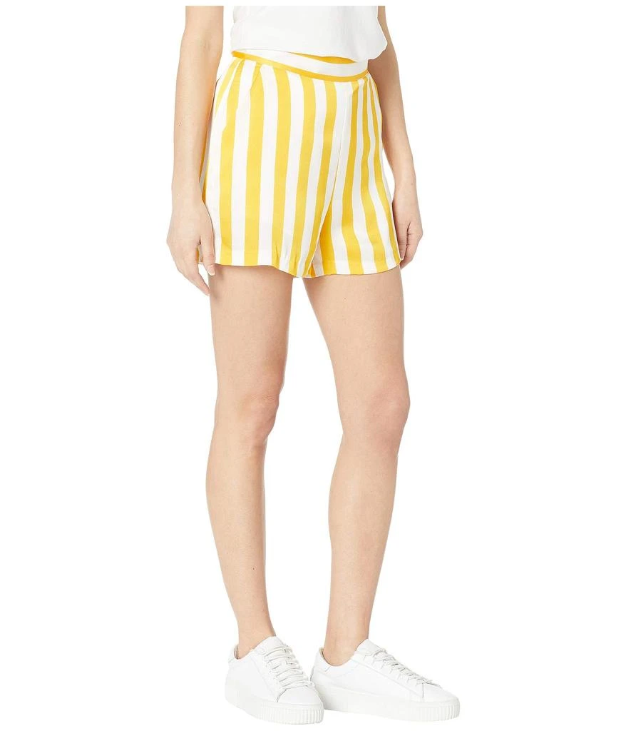 商品Juicy Couture|Awning Stripe Satin Shorts,价格¥285,第4张图片详细描述