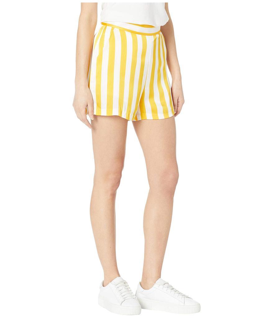 商品Juicy Couture|Awning Stripe Satin Shorts,价格¥369,第6张图片详细描述