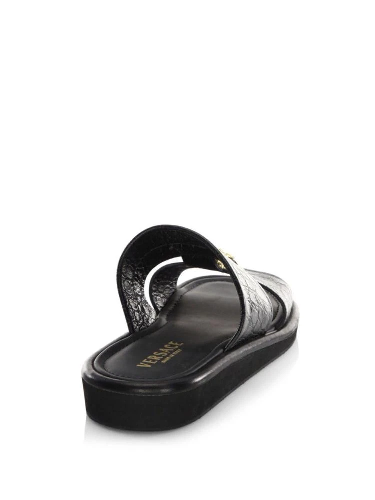 商品Versace|Double Strap Leather Sandals,价格¥6936,第2张图片详细描述