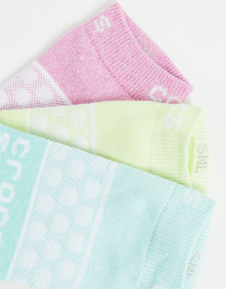 商品Crocs|Crocs socks 3 pack in low pastel,价格¥245,第4张图片详细描述