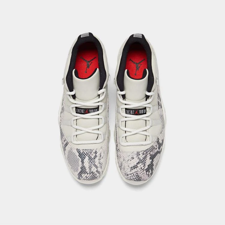 商品Jordan|男士 Air Jordan Retro 11 Low LE 白蛇纹,价格¥335,第5张图片详细描述