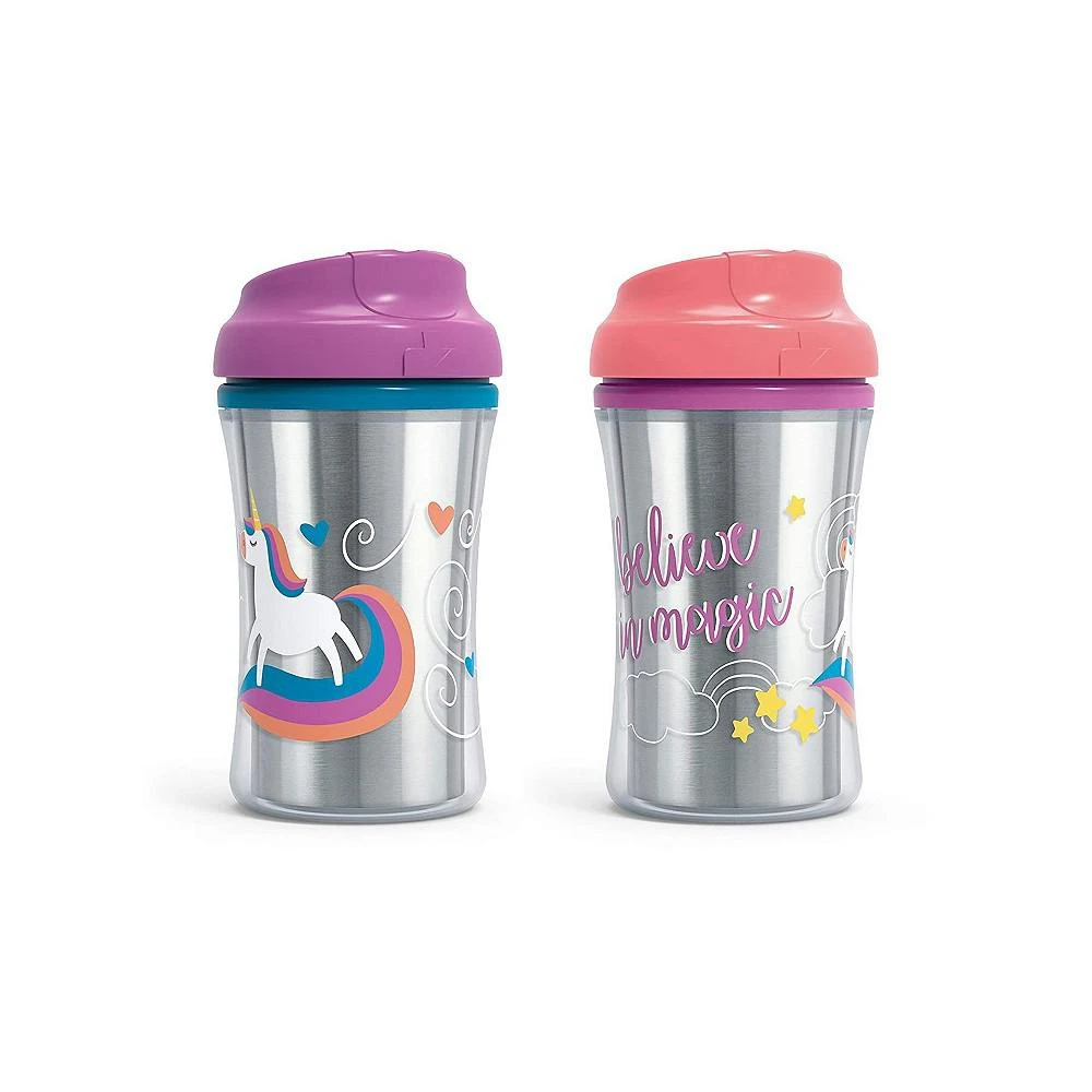 商品NUK|Insulated Cup-like Rim Sippy Cup, 10 oz., 2 Pack, Pink,价格¥121,第1张图片
