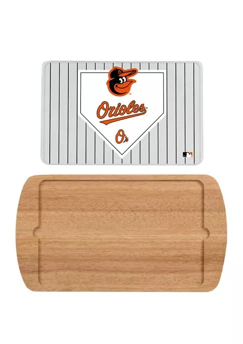 商品Toscana|Mlb Baltimore Orioles Billboard Glass Top Serving Tray,价格¥541,第2张图片详细描述