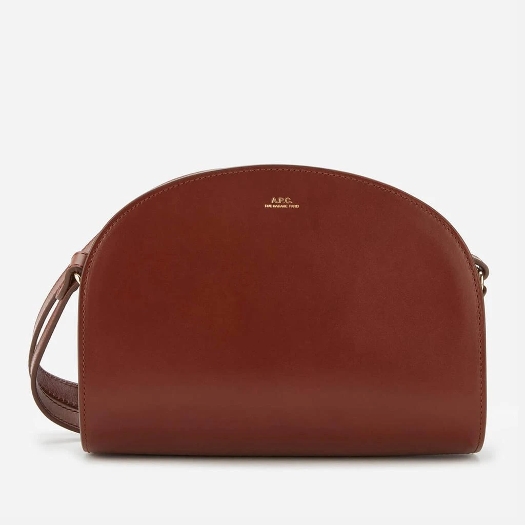 商品A.P.C.|Demi-Lune Leather Crossbody Bag,价格¥1949,第1张图片