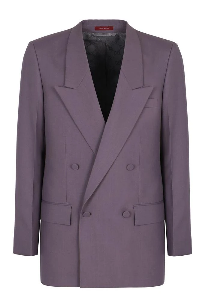 商品Gucci|Gucci Double-Breasted Jacket,价格¥13993,第1张图片