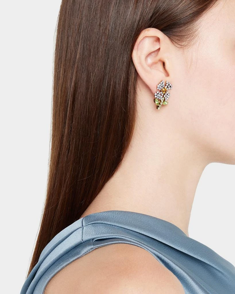 商品Oscar de la Renta|Crystal Flower Earrings,价格¥2066,第2张图片详细描述