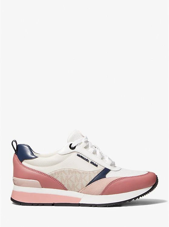 商品Michael Kors|Allie Stride Leather Trainer,价格¥595,第2张图片详细描述
