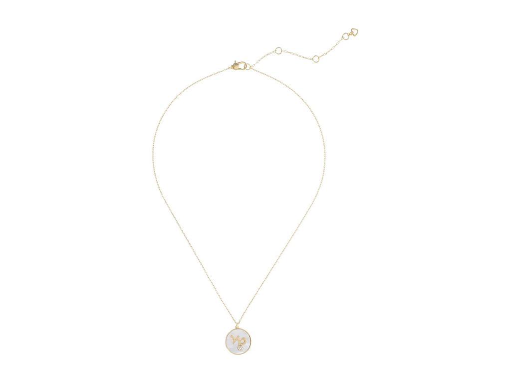 商品Kate Spade|In The Stars Mother-of-Pearl Capricorn Pendant Necklace,价格¥430,第4张图片详细描述