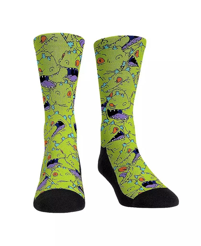 商品Rock 'Em|Men's and Women's Socks Rugrats Reptar Attack! Crew Socks,价格¥150,第1张图片