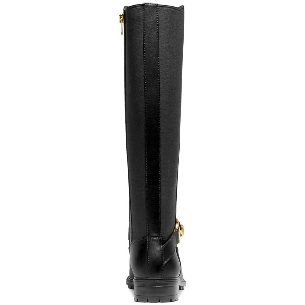 商品Coach|Women's Farrah Wide-Calf Logo Buckle Riding Boots,价格¥939,第3张图片详细描述