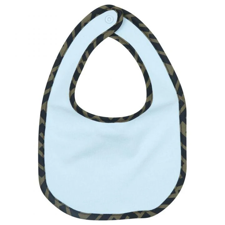 商品Fendi|Blue Romper Hat & Bib Gift Set,价格¥1645,第3张图片详细描述