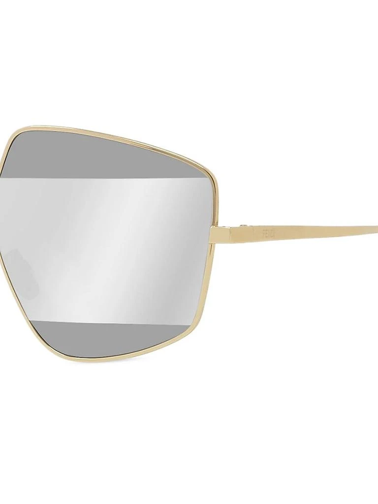 商品Fendi|60MM Geometric Metal Sunglasses,价格¥3581,第3张图片详细描述