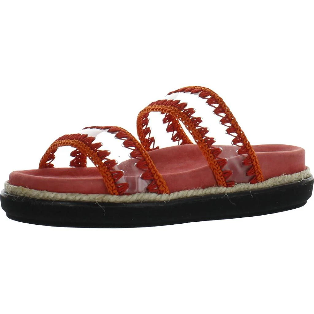 商品Castaner|Castaner Womens Leather Embroidered Slide Sandals,价格¥131,第1张图片