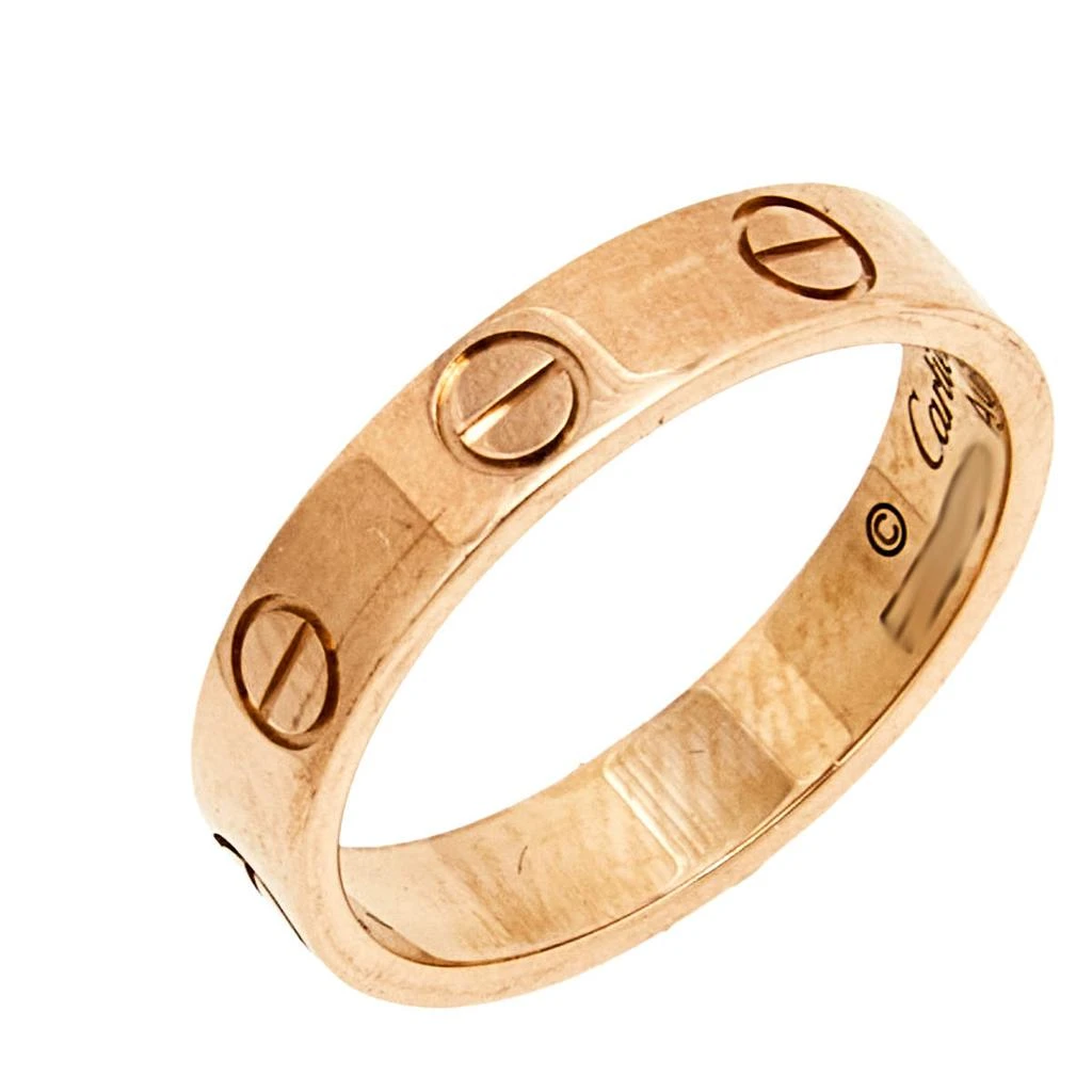 商品[二手商品] Cartier|Cartier Love 18K Rose Gold Narrow Wedding Band Ring 48,价格¥5437,第3张图片详细描述