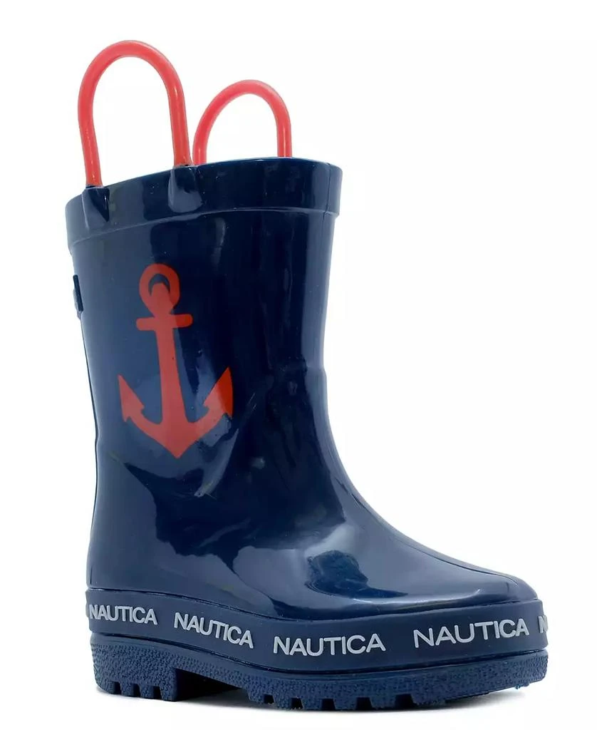 商品Nautica|Toddler Boys Everett Pull On Rain Boots,价格¥150,第1张图片