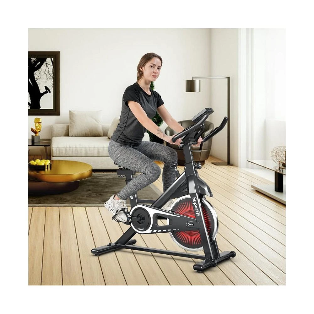 商品Costway|Indoor Cycling Stationary Bike Silent Belt Drive Adjustable,价格¥1489,第2张图片详细描述