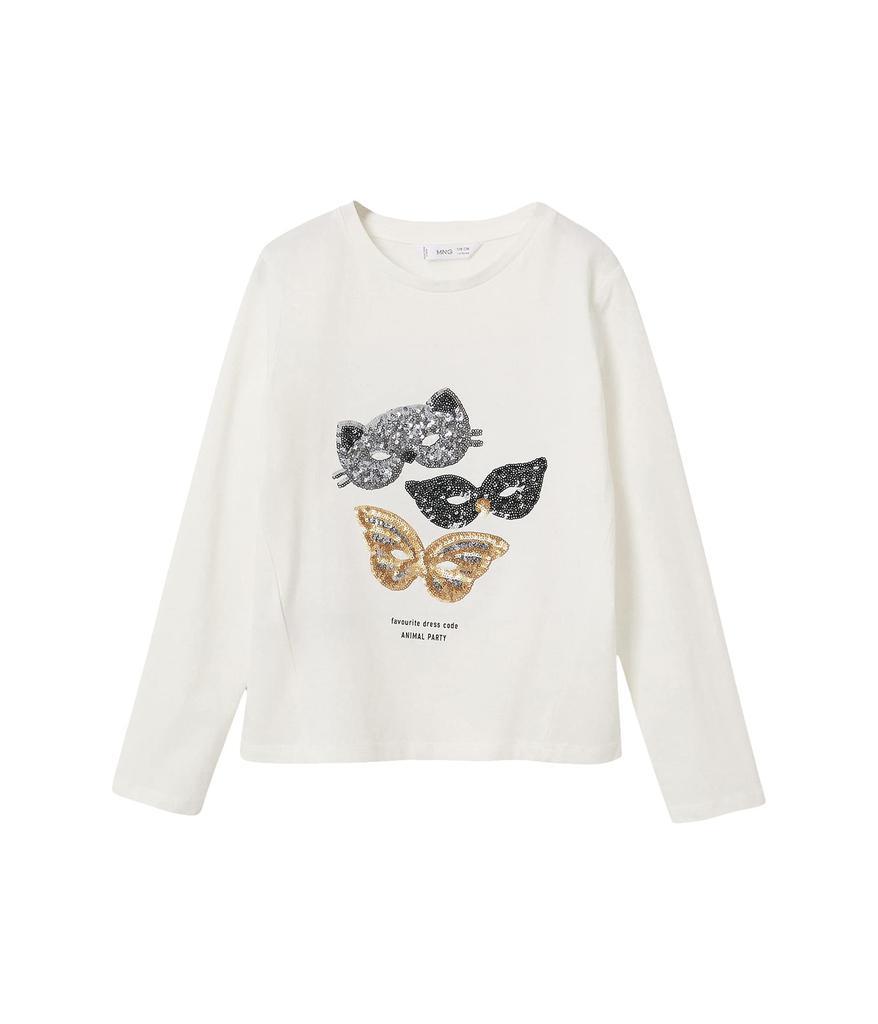 商品Mango|Mask T-Shirt (Little Kids/Big Kids),价格¥88,第1张图片