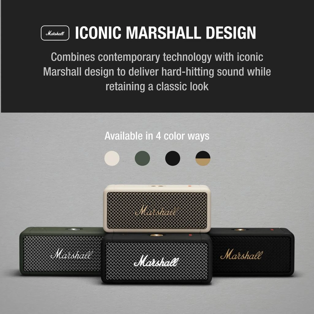 Marshall Emberton Bluetooth Portable Speaker - Black 商品