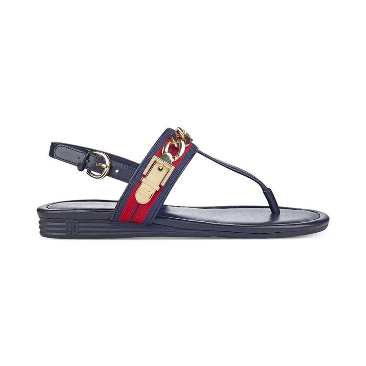 商品Tommy Hilfiger|Hakim Flat Thong Sandals,价格¥219,第1张图片