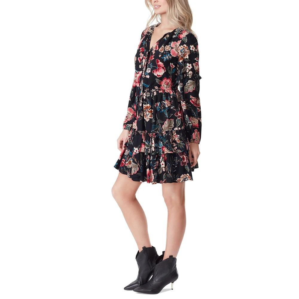 商品Jessica Simpson|Women's Reina Floral-Print Ruffled Tiered Dress,价格¥298,第3张图片详细描述