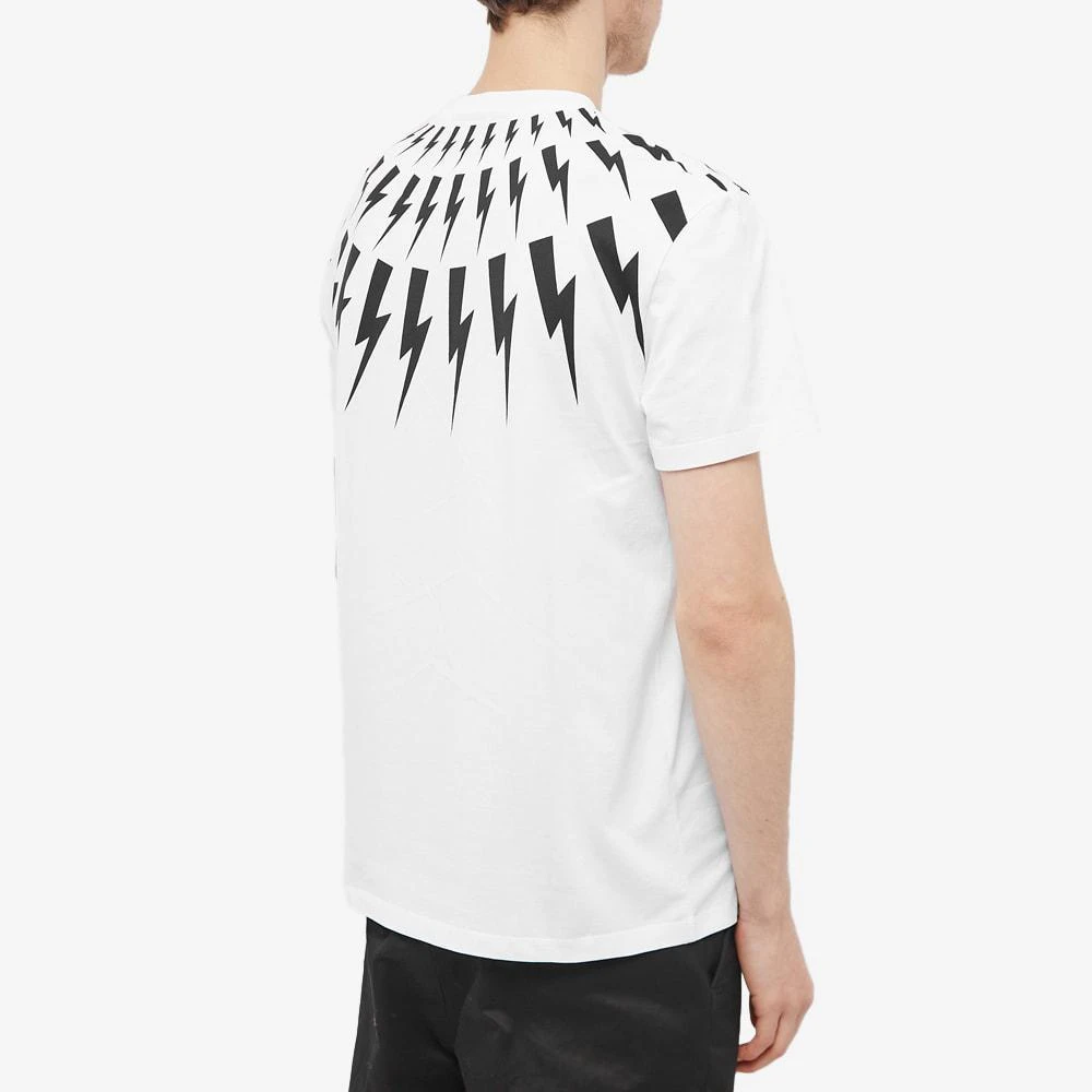 商品Neil Barrett|Neil Barrett Fairisle Thunderbolt Tee,价格¥791,第3张图片详细描述