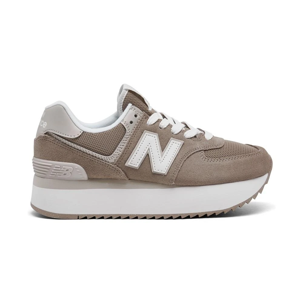 商品New Balance|Women's 574+ Casual Sneakers From Finish Line,价格¥674,第2张图片详细描述