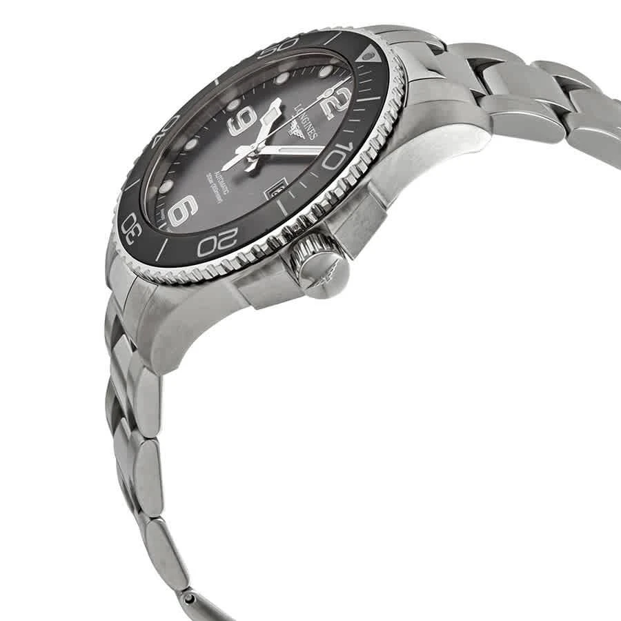 商品Longines|Hydroconquest Automatic Grey Ceramic Bezel Men's 43 mm Watch L37824766,价格¥9289,第2张图片详细描述