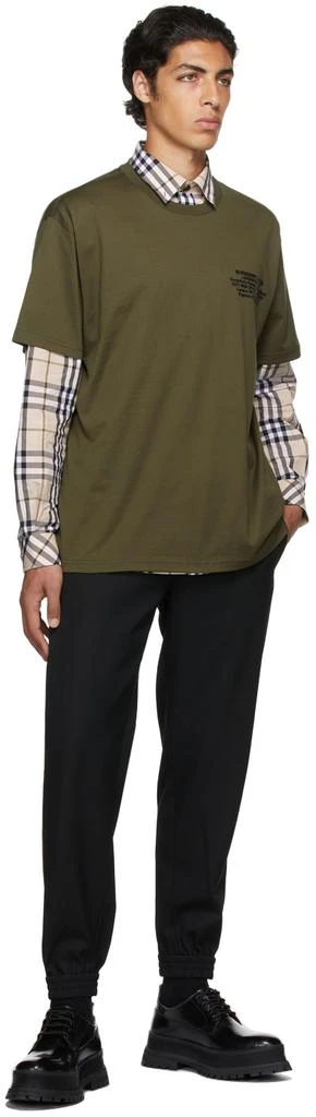 商品Burberry|绿色 Location Print Oversized T 恤,价格¥4378,第4张图片详细描述