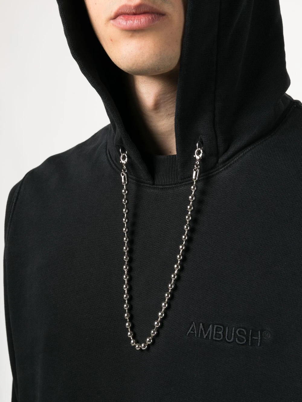 商品Ambush|Ambush 男士卫衣 BMBB027F23FLE0011010 黑色,价格¥2162,第4张图片详细描述