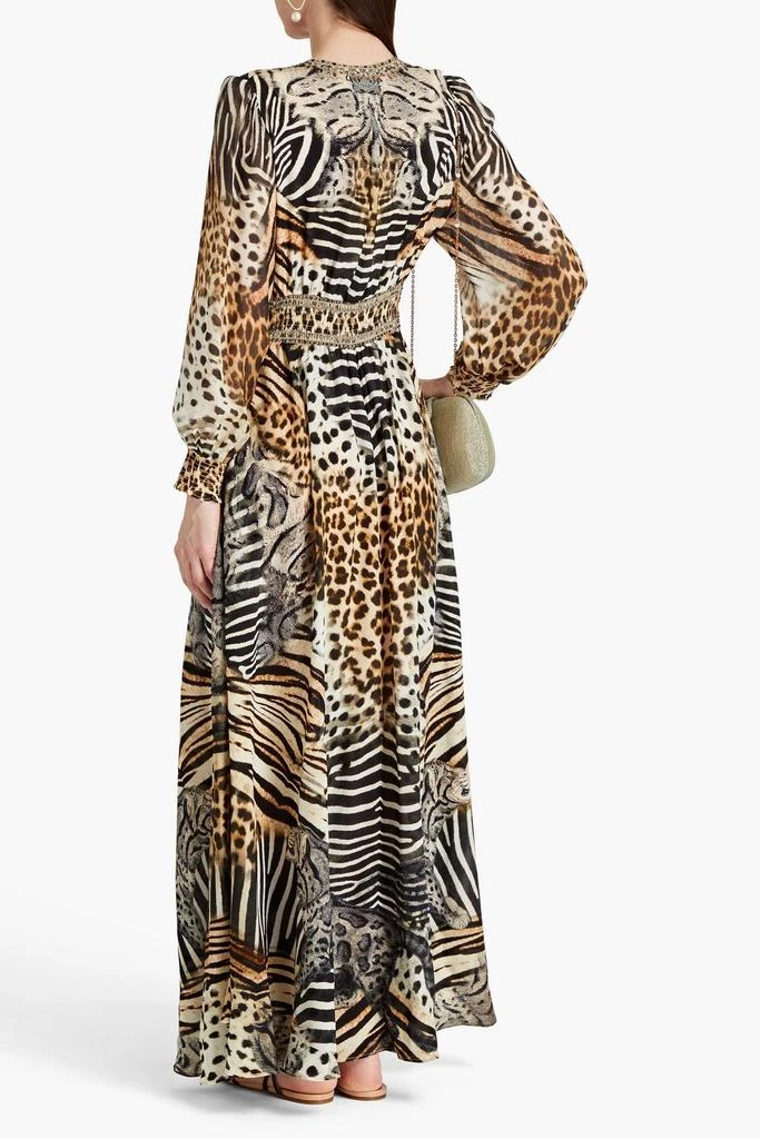 商品Camilla|Embellished printed silk crepe de chine maxi dress,价格¥1220,第3张图片详细描述