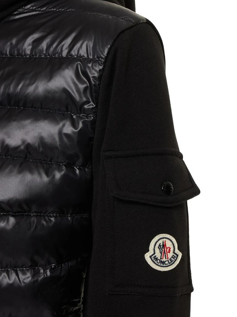商品Moncler|Cotton & Nylon Zip Down Cardigan Jacket,价格¥8471,第5张图片详细描述