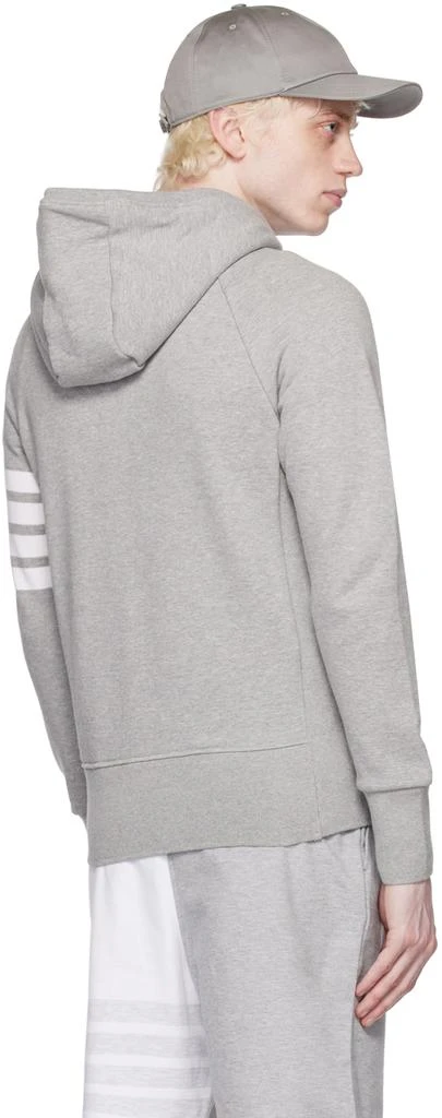 商品Thom Browne|Gray 4-Bar Hoodie,价格¥6742,第3张图片详细描述