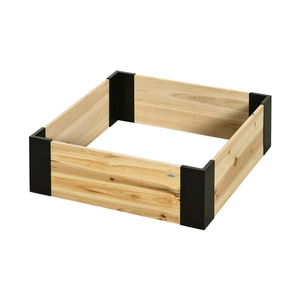 商品Outsunny|Raised Garden Bed Planter with Metal Corner, No Tools Required,价格¥703,第2张图片详细描述