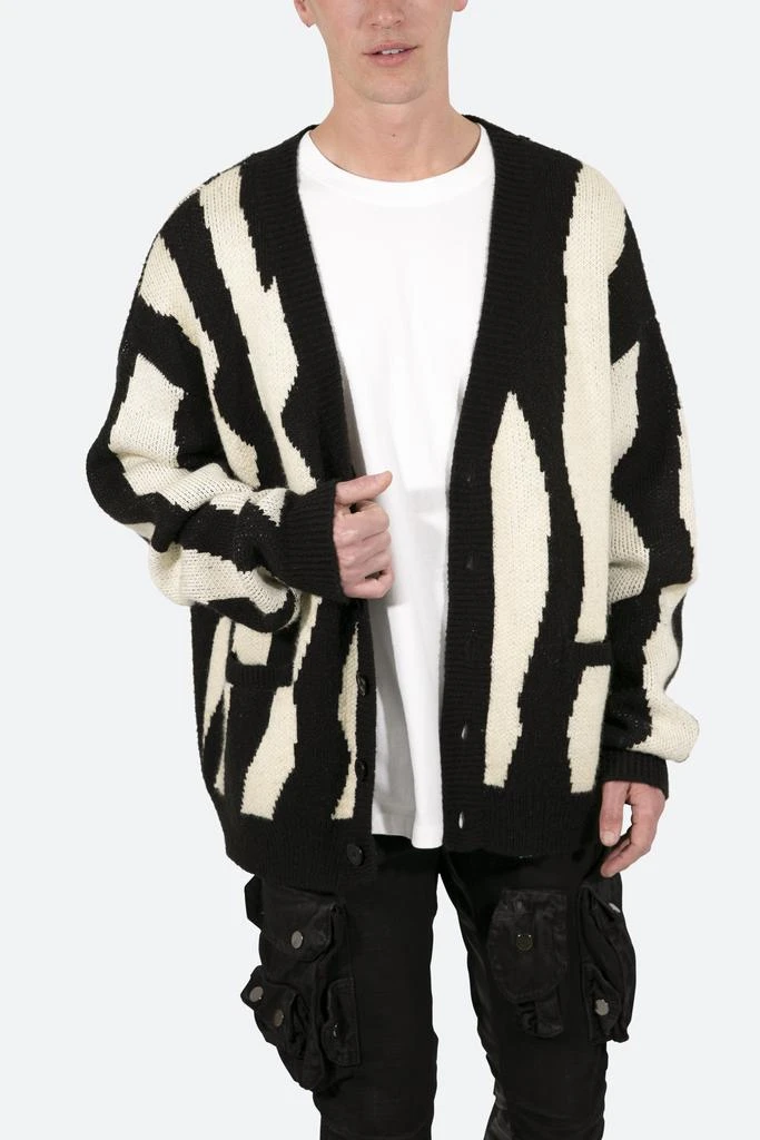 Zebra Cardigan - Black/Natural 商品