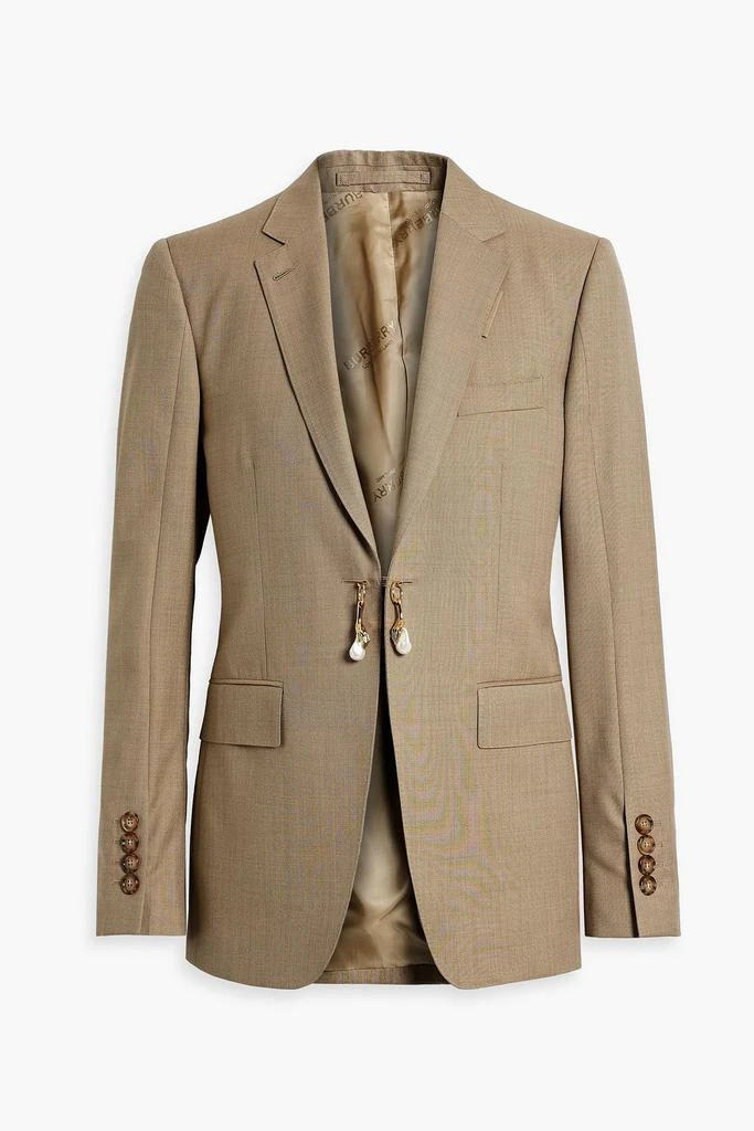 商品Burberry|Wool and cashmere-blend twill blazer,价格¥13180,第1张图片