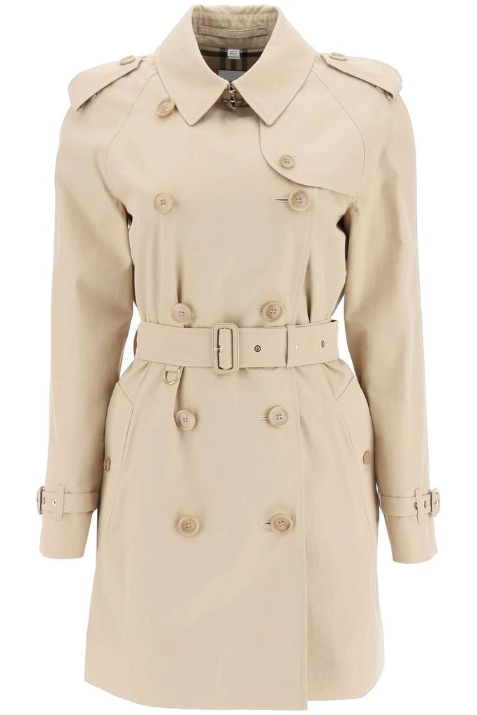 商品Burberry|Burberry Waterloo Cotton Gabardine Trench Coat,价格¥10496,第1张图片