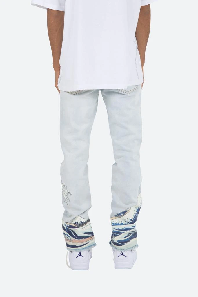 D233 Wave Straight Denim - Light Blue 商品