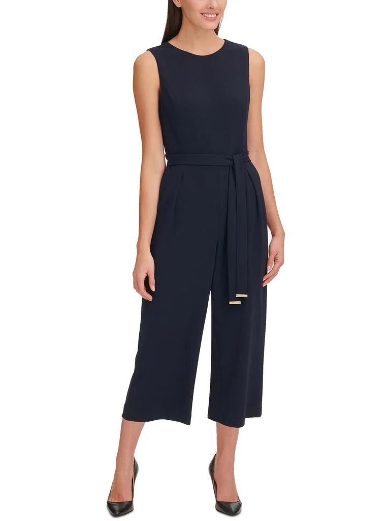 商品Tommy Hilfiger|Womens Cropped Belted Jumpsuit,价格¥715,第1张图片