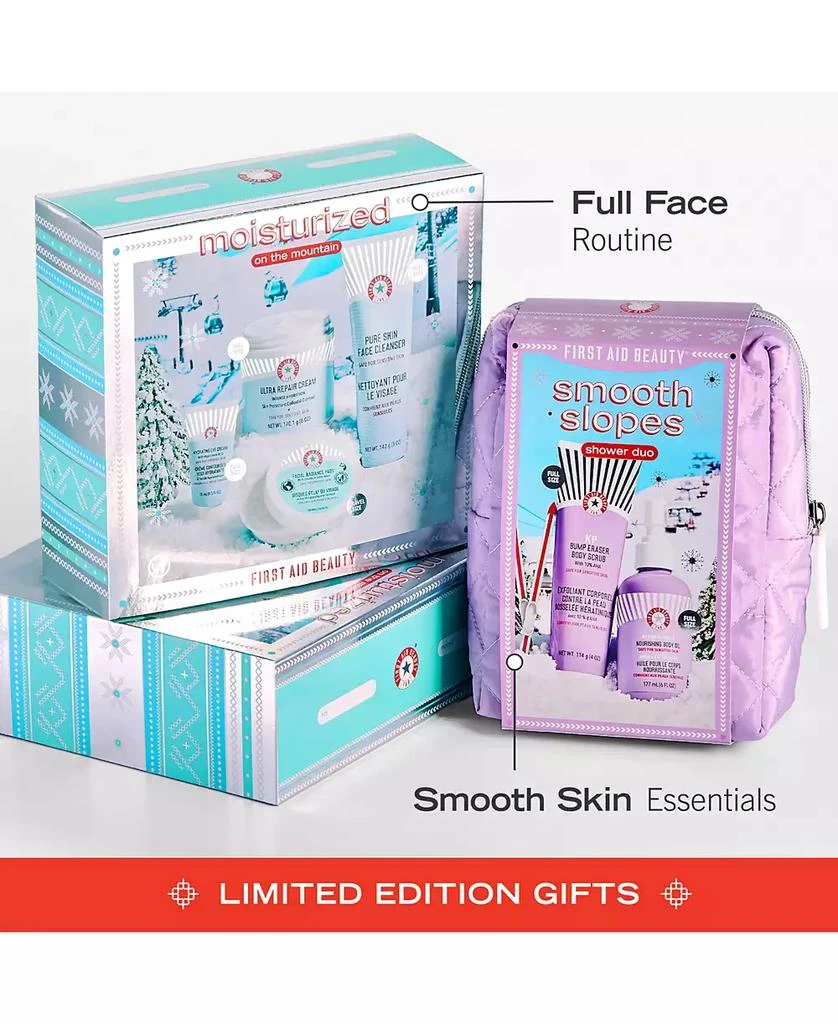 商品First Aid Beauty|Snowed In with Smooth Skin¿ - Exfoliating Body Holiday Gift Set and Travel Bag,价格¥299,第5张图片详细描述