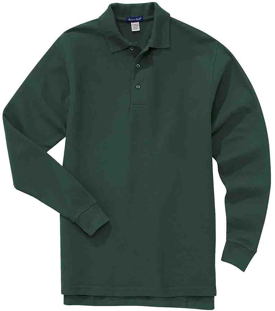 商品River's End|EZCare Sport Long Sleeve Polo Shirt,价格¥68,第1张图片