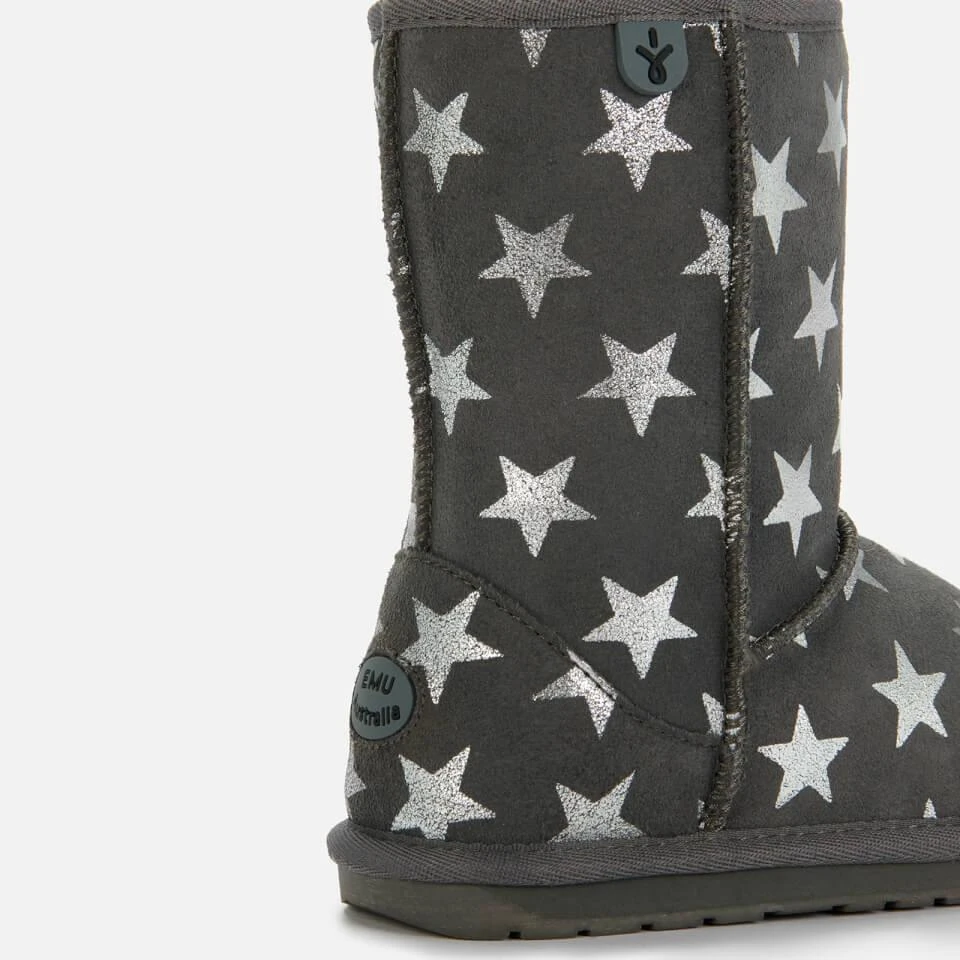 商品EMU Australia|EMU AUSTRALIA KIDS' STARRY NIGHT LEATHER BOOTS - CHARCOAL,价格¥131,第4张图片详细描述