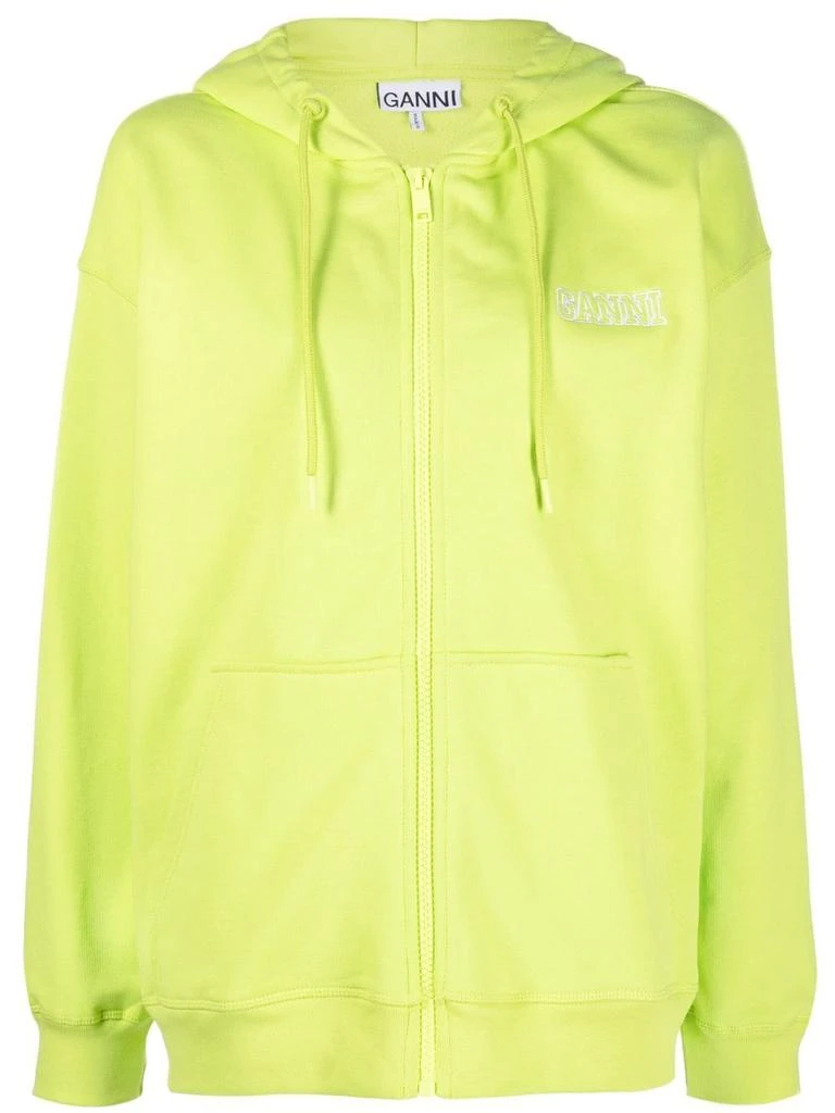 商品Ganni|GANNI - Logo Organic Cotton Hoodie,价格¥1142,第1张图片