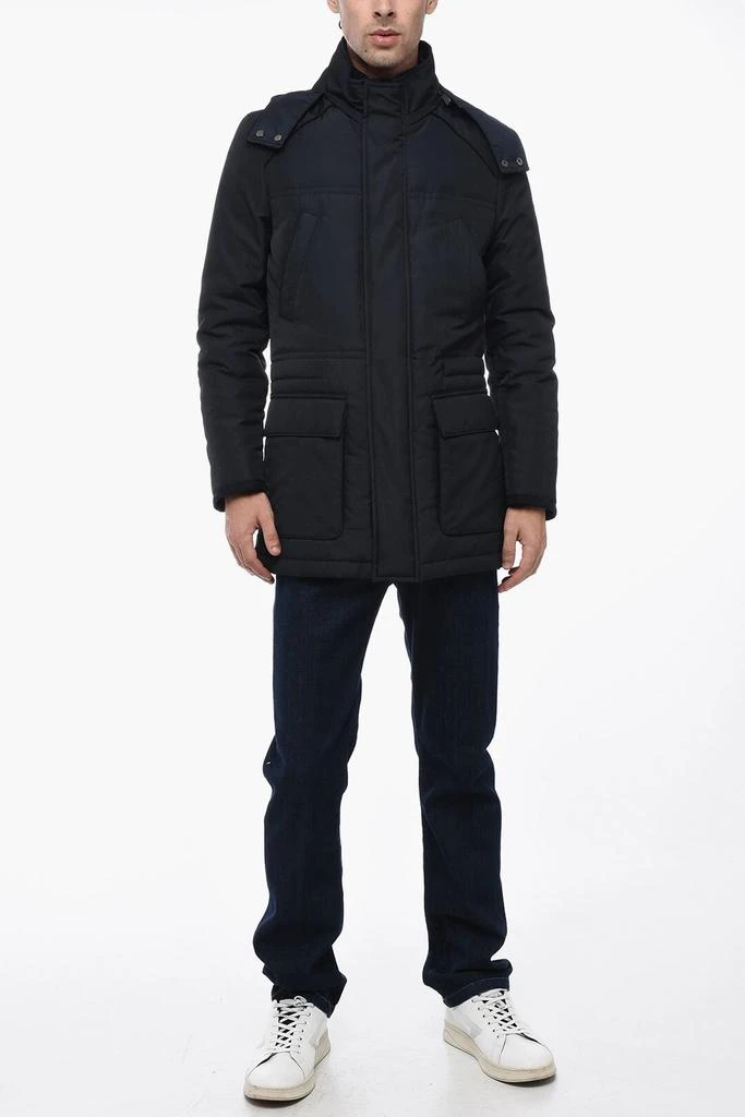 商品Corneliani|Corneliani Removable Hood Padded Jacket,价格¥3920,第4张图片详细描述