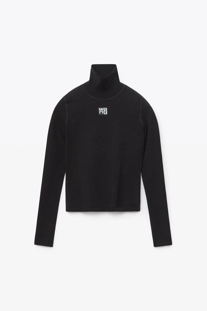 商品Alexander Wang|TURTLENECK TOP IN STRETCH KNIT,价格¥2625,第3张图片详细描述